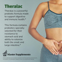 Master Supplements Theralac - 30 Capsules - Multi-Strain Probiotic For Optimal Gut Health + Gas & Bloating Relief - Gluten Free - 30 Servings