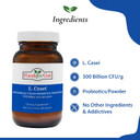 Lactobacillus Casei 75 Billion Cfu'S + 4 Strain Probiotic Capsules 300 Billion Cfu'S | Bundle & Save | L. Casei Powder No Additives | Digestive & Immune Support | Made In Usa | High Potency