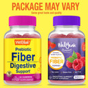 Prebiotic Fiber Gummies (2 Pack)- Digestive System Support, Doctor Recommended, Can Help For Constipation - Vegan Friendly And Gluten-Free, Gmo Free - Yummy Berry Flavors - 60 Gummies