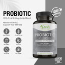 Pure By Nature Probiotics For Women & Men, 13 Strains With 25 Billion Cfu, Probiotics For Digestive Health, Gut Health, Immune Support, Bloating & Constipation, Vegan & Shelf-Stable, 60 Capsules