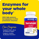 Enzymedica, Serragold, Supports Recovery, Immune And Cardiovascular System, Natural Supplement, 60 Count (Ffp)