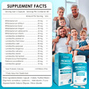 Probiotics 120 Billion Cfus 18 Strains, 3 Prebiotics & Digestive Enzymes For Men Women,Digestive & Immune Support,Shelf Stable Non-Gmo 60 Capsules