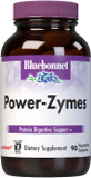 Bluebonnet Nutrition Power-Zymes, Protein Digestive Support*, Soy-Free, Gluten-Free, Dairy-Free, 90 Vegetable Capsules, 90 Servings
