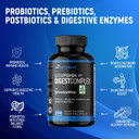 All-In-One Prebiotic Probiotic & Postbiotic For Women & Men, Gut & Digestive Support Supplement Including Digestive Enzymes 120 Capsules