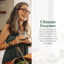 Global Healing - Ultimate Enzymes - Systemic & Digestive Enzymes Supplement For Healthy Digestion, Immune System Boost & Natural Gut Health, Digestive Enzyme For Women & Men, Lipase