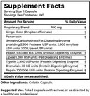 Dr. Clark Digestive Enzymes Supplement  700Mg, 100 Gelatin Capsules, Supports Healthy Digestion & Nutrient Absorption