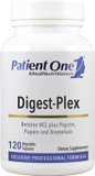 Patient One Digest-Plex | Supplement To Support Gastric Comfort And Food Metabolism* | With Betaine, Papain, Bromelain And Pepsin | 120 Capsules