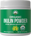 Organic Inulin Powder Natural Prebiotic Fiber For Gut Health. Usda Organic Raw Plant Based Vegan Prebiotics Fos Supplement From Jerusalem Artichoke. Hsa + Fsa Eligible Vitamins Only List Approved