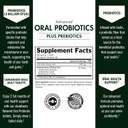 Oral Probiotics Supplement With Prebiotics - Supports Healthy Teeth Gums Mouth And Fresh Odorless Breath For Adults - Strawberry Flavored Chewable Dental Probiotic (60 Tablets, 60 Day Supply)