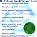 Dr. OhhiraS Probiotics Professional Formula With 5 Year Fermented Prebiotics, Live Active Probiotics And The Only Product With Postbiotic Metabolites, 60 Capsules