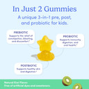 First Day Kids Probiotic Gummies - 3 In 1 Probiotics For Kids + Prebiotic & Postbiotic - Prebiotics & Probiotics For Digestive Health & Immune Support  Vegan, Gluten Free, 30-Day Supply