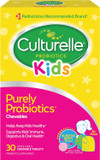 Culturelle Kids Chewable Daily Probiotic For Kids, Ages 3+, No.1 Pediatrician-Recommended Brand, Natural Berry, Daily Probiotics For Digestive Health, Oral Care & Immune Support, 2 Month Supply