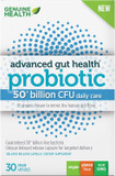 Genuine Health Probiotics, 50 Billion Cfu, Daily Care, 15 Diverse Strains, Soy Free, Gluten Free, Vegan Delayed-Release Capsules For Advanced Gut Health (60 Count)