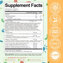 Sugar Free 5-In-1 Probiotic Prebiotic Postbiotic Gummy, Probiotics For Women Men With Digestive Enzymes, Peppermint, Complete Immune, Gut & Digestive Support, Vegan, 60 Cts, Strawberry Flavor