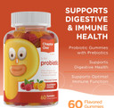 Zahler Chapter One Probiotic Gummies For Kids - Probiotics Gummies With Prebiotic Blend - Raspberry Orange Flavor - Kosher Vegetarian Non Gmo Probiotics For Kids - Probiotic With Fiber (60 Count)