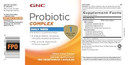 Gnc Probiotic Complex Daily Need Supplement, Provides Digestive And Immune Support, 1 Billion Cfus, 100 Vegetarian Capsules, 100 Servings