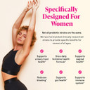 3-In-1 Womens Probiotic - 60 Servings - 12 Unique Strains, Prebiotics, D-Mannose, & Cranberry For Digestive Health, Vaginal Health & Immune Support - Prebiotics And Probiotics For Women | Ph Balance