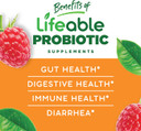 Lifeable Probiotics For Men | 10 Billion Cfu | Great Tasting Mens Probiotic Gummies | Vegan Probiotic For Gut Health And Immune Support | Probiotics Gummies For Men | 90 Gummies