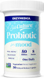 Enzymedica Subculture Probiotics For Mood, Stress, & Sleep, 50 Billion Cfu, Promotes Relaxation, Immune + Digestive Health & Regularity, 30 Count