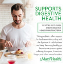 Maxi Health Probiotics For Digestive Health And Gut  15 Strains, 20 Billion Cfu Active Organisms - Probiotics For Men And Women  Daily Probiotic For Digestive Support, 60 Capsules