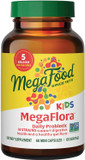 Megafood Megaflora Probiotics For Kids - Probiotics For Digestive Health - 5 Billion Cfus - Non-Gmo, Vegetarian, Made Without 9 Food Allergens - 60 Mini Capsules (60 Servings)