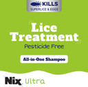 Nix Ultra Superlice Treatment, All-In-One Shampoo, 4 Fl Oz & Lice Removal Comb
