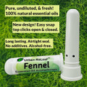 Urban Releaf Fennel Essential Oil Aromatherapy Nasal Inhaler  Pure Undiluted Herbal Oil, Easy Open Snap Top. Made In Usa. Alcohol-Free. No Mess. Pocket Size