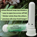 Urban Releaf Fennel Essential Oil Aromatherapy Nasal Inhaler  Pure Undiluted Herbal Oil, Easy Open Snap Top. Made In Usa. Alcohol-Free. No Mess. Pocket Size