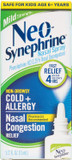 Neosynephrine Nasal Spray For Cold & Sinus Relief, Fast Relief, Pharmacist Recommended, Clear, Mild Strength, 0.5 Fl Oz