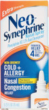 Neosynephrine Nasal Spray For Cold & Sinus Relief, 0.51 Fl Oz