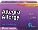 Allegra Allergy Original Prescription Strength 180Mg - 90 Count Allegra Allergy Original Prescription Strength 180Mg - 90 Count