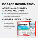 Sudafed Pe Non-Drowsy Head Congestion + Pain Relief Caplets With Ibuprofen 200 Mg & Phenylephrine Hcl 10 Mg, Nasal Decongestant & Nsaid Pain Reliever & Fever Reducer, 20 Ct