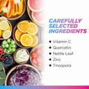 Livingood Daily Allergen Support, Natural Allergy Supplement With Vitamin C, Quercetin, Nettle Leaf, Zinc, Bromelain & Tinospora, Non Gmo, Vegan, Immune Support Formula, 120 Vegetarian Capsules