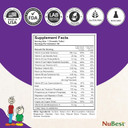 Nubest Tall Kids - Toddlers Vitamins And Kids Vitamins For Age 2 To 9 - Support Bone Strength, Overall Health And Immunity - Animal Shapes - 90 Chewable Berry Tablets | 6 Weeks Supply