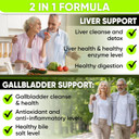 Liver Health Formula And Gallbladder Support-Liver Cleanse Detox & Repair To Support Liver Renew With Artichoke Extract, Milk Thistle, Dandelion Leaf. Liver Detox Supplements For Liver Support