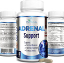 Adrenal Support, Cortisol Manager, Adrenal Health, Maintain Balanced Cortisol Levels, Stress Relief Supplement With Ashwagandha, L-Tyrosine - 60 Capsules
