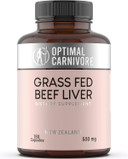 Grass Fed Beef Liver Capsules, Freeze Dried In Convenient Pills, 180 Capsules, Desiccated Supplement