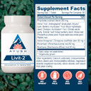 Ayush Herbs Livit-2 - Liver Care, Liver Support Supplement For Women & Men With Andrographis & Picrorhiza, Liver Pills Made With Organic Ingredients - 90 Vegetarian Tablets (1 Count)
