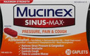 Maximum Strength Mucinex Sinus-Max Pressure, Pain & Cough Caplets, 20 Ct