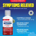 Congestion And Cough Liquid, Mucinex Fast-Max Severe Congestion And Cough Liquid, 9 Fl.Oz, Fast Acting Maximum Strength Formula Relieves Nasal & Chest Congestion, Controls Cough, Thins & Loosens Mucus