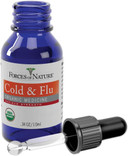 Forces Of Nature Cold & Cough Relief, Organic Homeopathic Medicine For Cough, Congestion, Body Aches, Headache, Chills & Fatigue, Maximum Strength, Non-Drowsy Formula, 10Ml (0.34 Fl Oz)