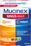Mucinex Sinus-Max Liquid Gels For Day And Night, 24 Count