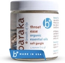 Throat Ease Salt Gargle 4 Oz. - Organic Sea Salt And Essential Oils For Adults And Children