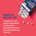Healthcareaisle Guaifenesin 600 Mg Extended Release - 100 Tablets - Mucus Relief Expectorant For Chest Congestion Relief