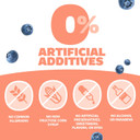 Genexa Clean Cough & Chest Congestion Relief, Dye Free, 0% Artificial Additives, Multi-Symptom Maximum Strength Relief Cough Syrup, Cough Suppressant & Expectorant, Organic Blueberry Flavor, 6 Fl Oz