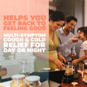 Genexa Clean Cough & Chest Congestion Relief, Dye Free, 0% Artificial Additives, Multi-Symptom Maximum Strength Relief Cough Syrup, Cough Suppressant & Expectorant, Organic Blueberry Flavor, 6 Fl Oz