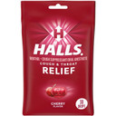 Halls Relief Cherry Cough Drops, 30 Drops
