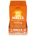Halls Throat Soothing Honey Cough Drops, 12 Bags Of 30 Drops (360 Total Drops)