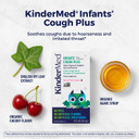 Kindermed Infants' Nighttime Cough, Organic Agave Syrup, English Ivy Leaf Extract, Chamomile Tea Extract, No Dyes, No Artificial Flavors Or Sweeteners, Ages 2 Months+, Natural Cherry Flavor (2 Fl Oz)