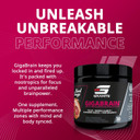 Granite Nutrition Gigabrain Nootropic Energy Powder  Cereboost, Alpha-Gpc & Elevatp  Cognitive Focus Supplement For Sustained Energy & Performance  White Peach, 30 Servings